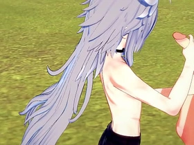 原神耽美 - Razor被Diluc打手枪和操 - 日本亚洲漫画动漫游戏色情同性 gay porn chinese & white