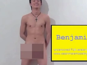 亚裔男模Benjamin cheerful asian porn bareback