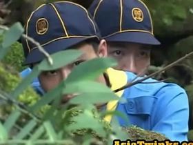 瘦亚裔侦查员口交后享受野战 careless porn japan blowjob