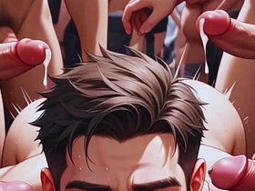 动漫hentai白嫩伪娘群交肌肉男免费视频 gay porn korean coitus