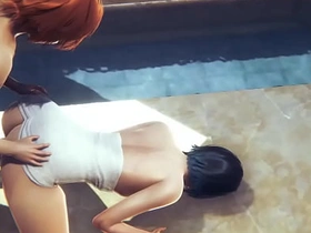 原神—温迪澡堂硬核性爱—伪娘COS日本动漫游戏同性色情 gay porn asian big unearth