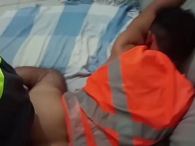 我矮个子同事看了我的视频说想被我干 gay porn white and asian