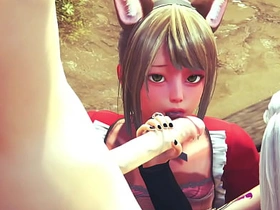 妖媚伪娘 - 三人行伪娘猛干 - 人妖变装日本亚洲漫画动漫游戏基佬片 japan blissful train porn