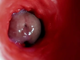 一根漂亮的大鸡巴在湿滑的小穴里汹涌抽插，啪啪作响！ gay japan dad porn