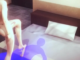 妖艳绿发女装少年惊艳技巧 - 日本亚洲漫画风男同色情 gay porn chinese big cock