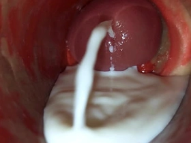 深插阴道内镜头捕捉大量精液喷射ASMR porn japan merry