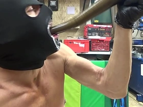 Extremeslut66 喉咙插30厘米，屁眼塞40厘米带神奇玫瑰蕾丝假阳具 japanese gay porn kaito