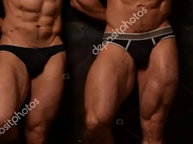 两个基佬的湿吻！AI生成 muscle gay porn asian